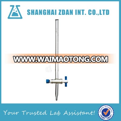 High Quality Glass Acid Burette PTFE Stopcock Used For Titrations